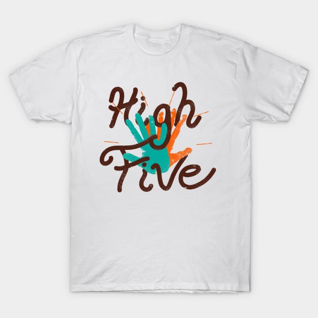 High Five T-Shirt by joshfranke